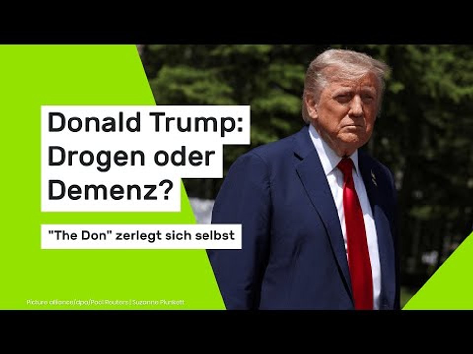 Donald Trump: Drogen oder Demenz? 'The Don' zerlegt sich selbst