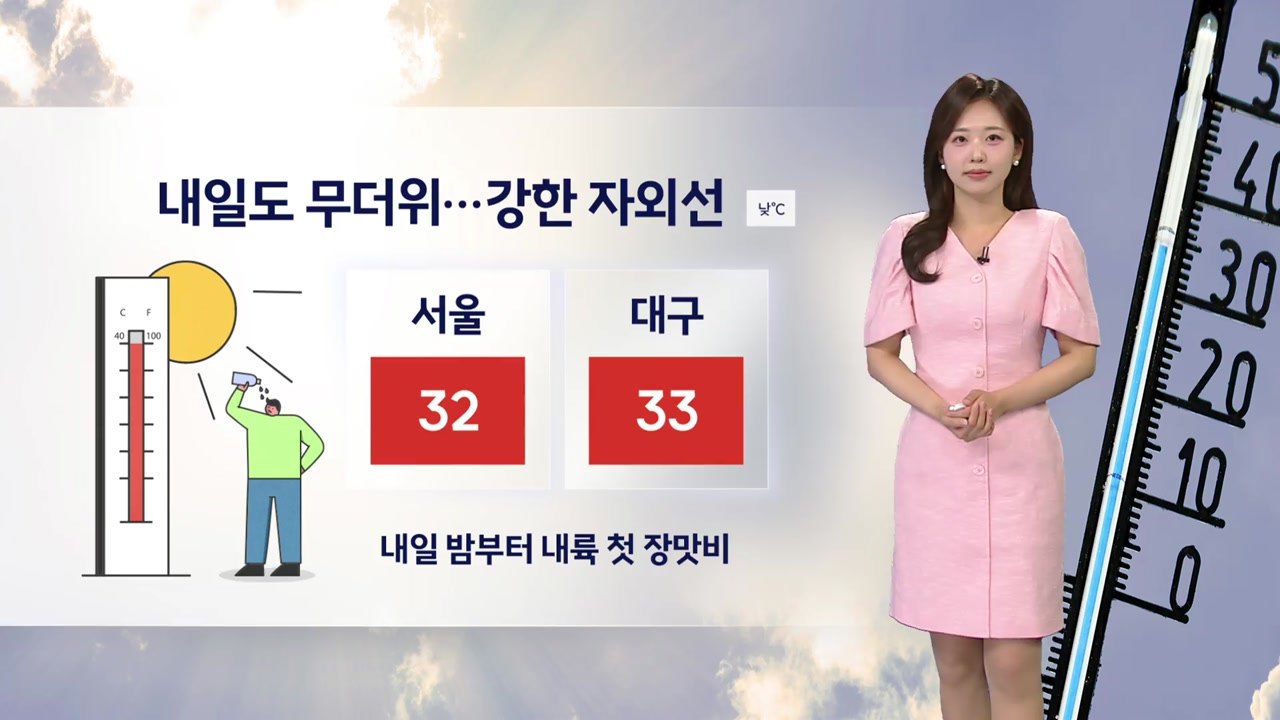 [날씨] 내일도 무더위...강한 자외선 / YTN