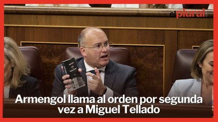 Armengol llama al orden por segunda vez a Miguel Tellado tras interrumpir a Cuerpo