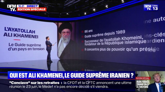 Conflit Israël-Iran: qui est l'ayatollah Ali Khamenei, le guide suprême iranien?