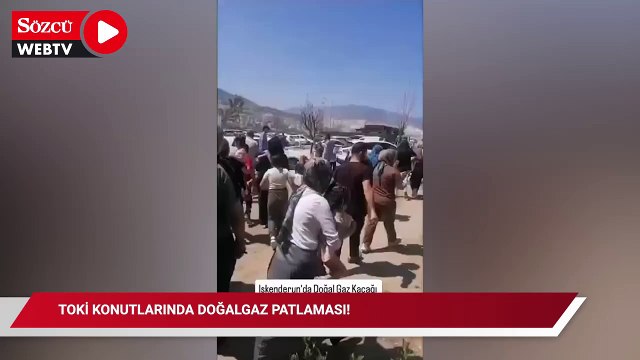 TOKİ konutlarında doğalgaz patlaması!