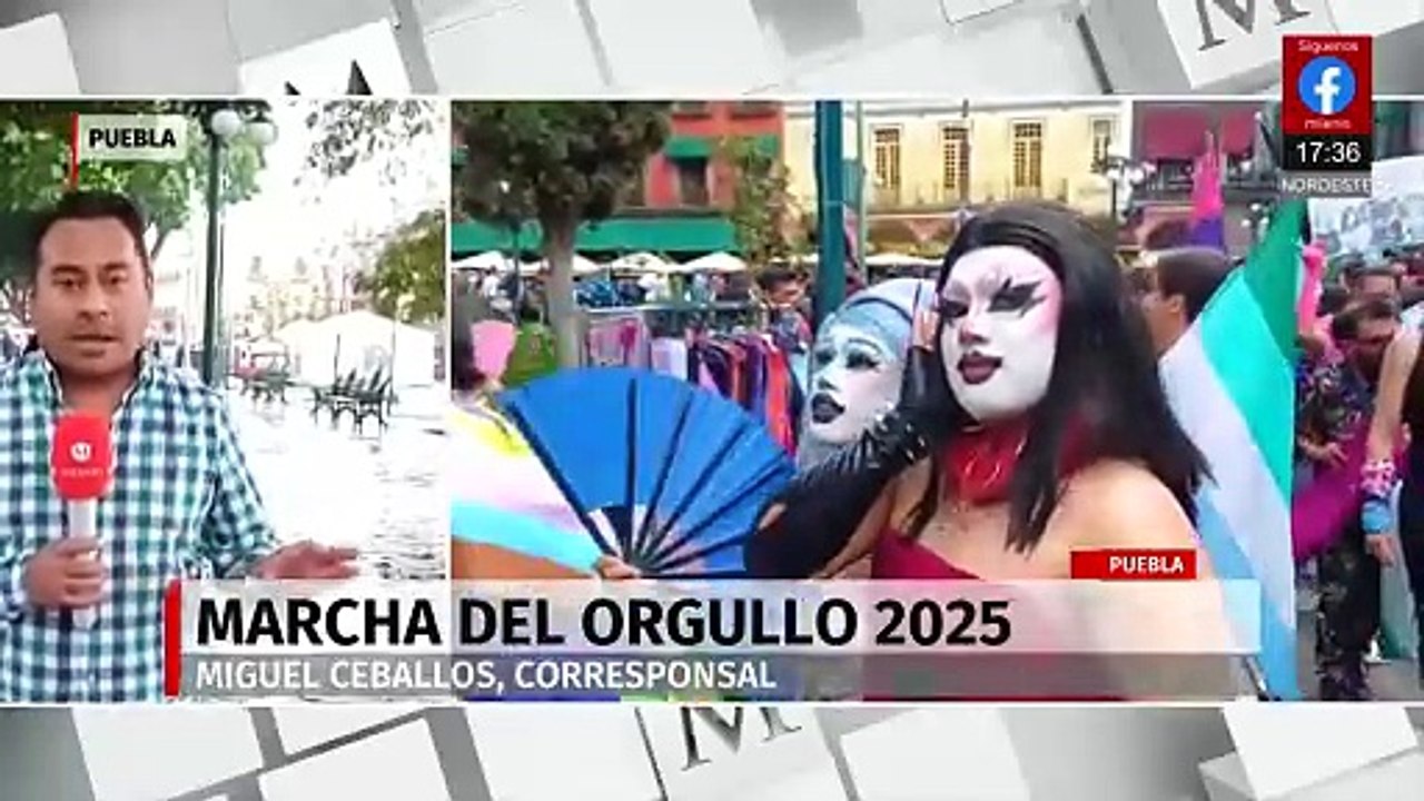 Puebla vive el mes del orgullo con la primera marcha LGBTQ+ 2025