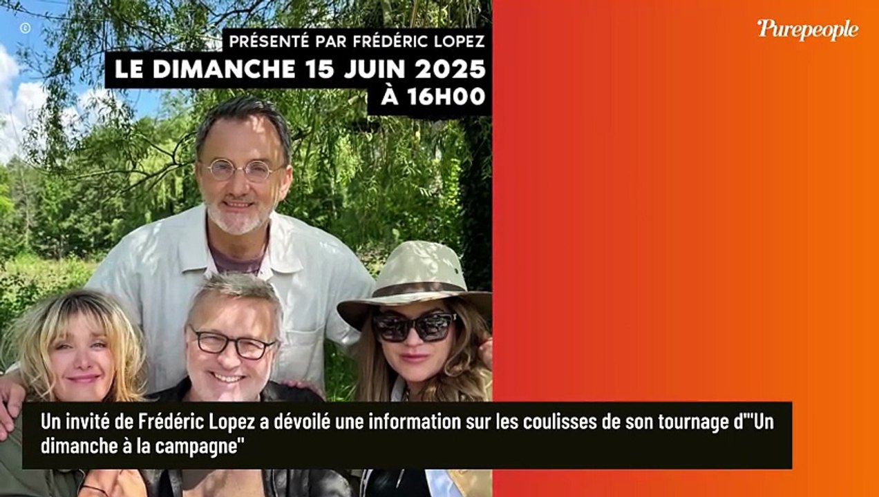 "Il est sympa Frédéric Lopez mais... ": Invités d'Un dimanche à la campagne, Laurent Ruquier et Caroline Anglade n'en sont pas répartis indemnes