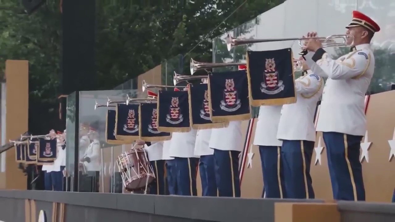 Trump and Melania Storm the Stage with Commanding Entrance at Army’s 250th Parade