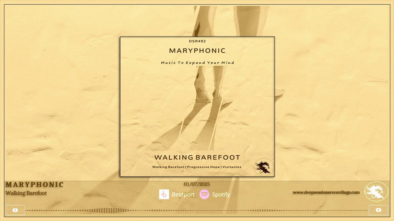 DSR492 M A R Y P H O N I C - Walking Barefoot • Deepsessions Recordings
