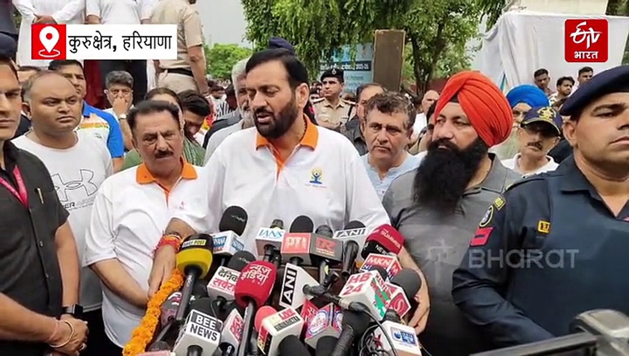 कुरुक्षेत्र में मैराथन, सीएम ने हरी झंडी दिखाकर किया रवाना, पंजाब उपचुनाव पर कही बड़ी बात