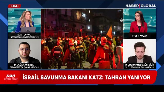 İran ile İsrail arasında şiddetin dozu artıyor! İran, Tel Aviv'e füze yağdırdı 