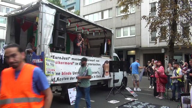 Friedensbündnis NRW Demo Düsseldorf 14.06.2025,Stoppt den Genozid