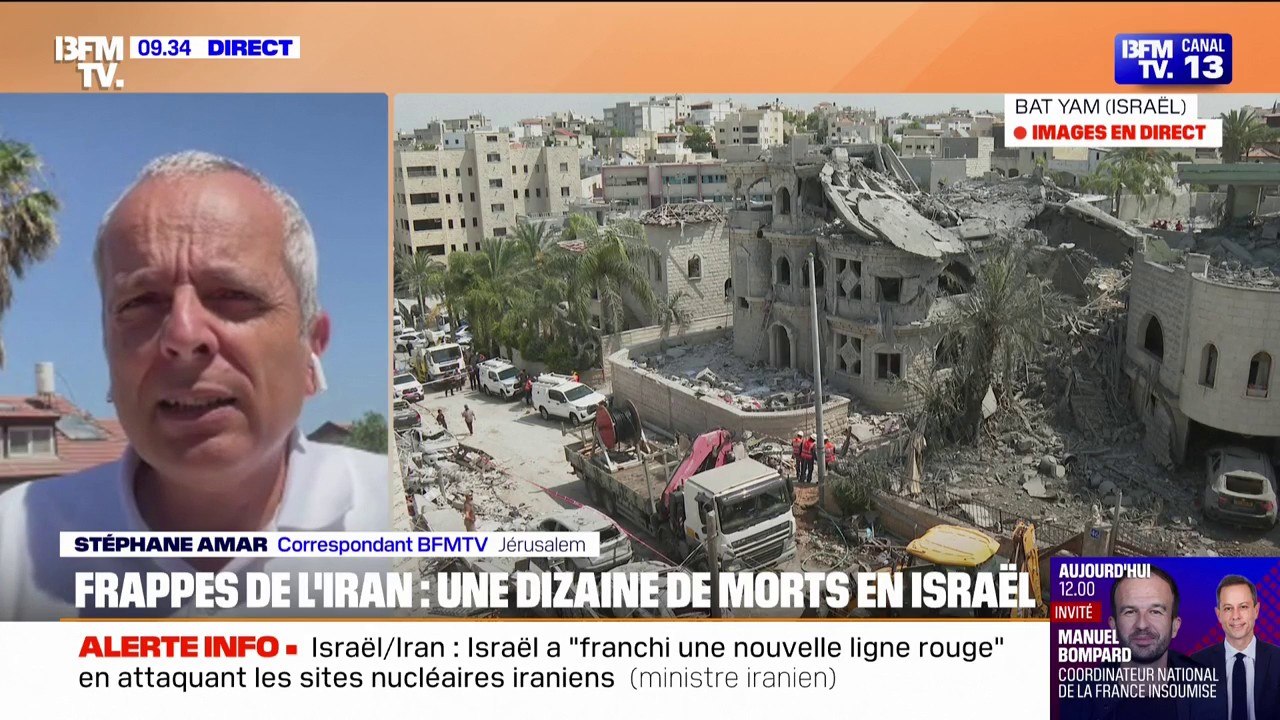 Frappes iraniennes sur Israël: au moins six morts et sept disparus après l'effondrement d'un immeuble à Bat Yam