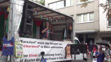 Friedensbündnis NRW Demo Düsseldorf 14.06.2025,Stoppt den Genozid