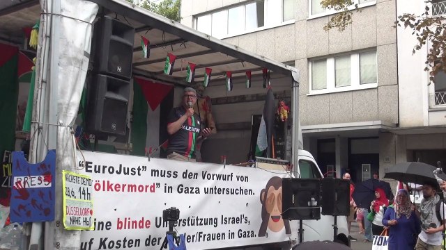 Friedensbündnis NRW Demo Düsseldorf 14.06.2025,Stoppt den Genozid