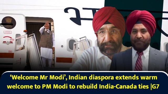 ‘Welcome Mr Modi’, Indian diaspora extends warm welcome to PM Modi to rebuild India-Canada ties |G7