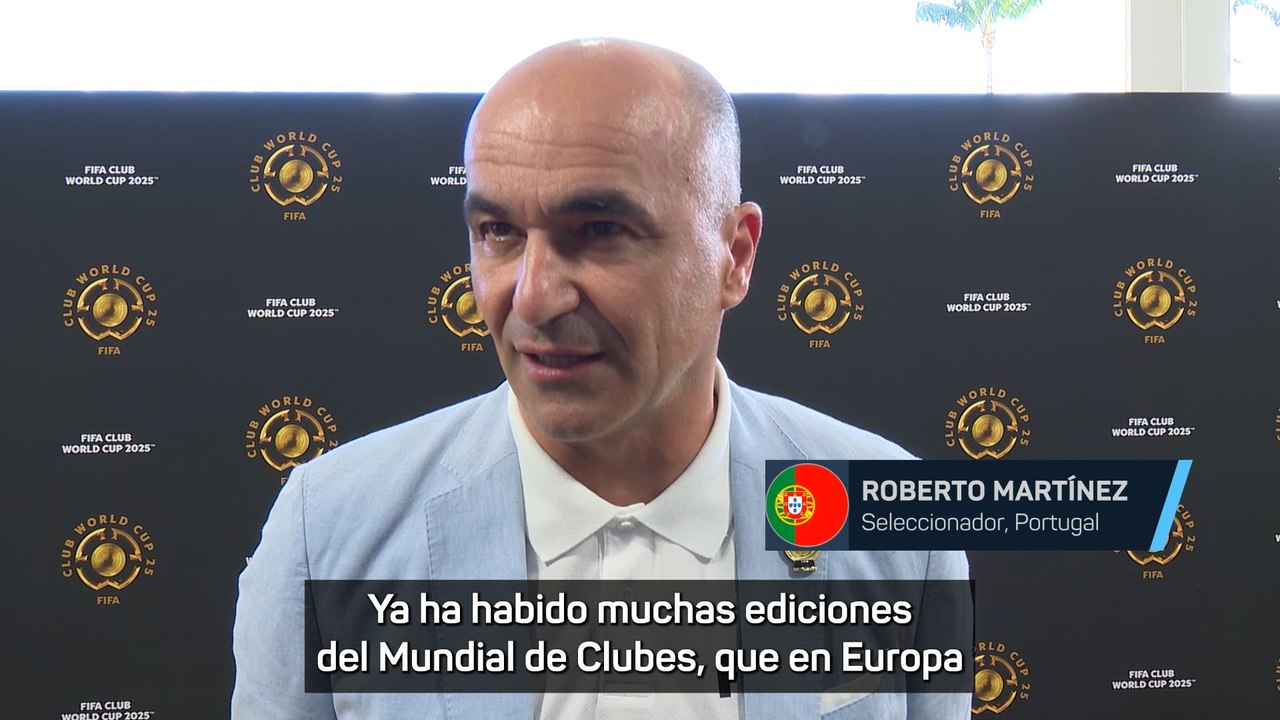 Roberto Martínez: "Cristiano Ronaldo es un capitán ejemplar"