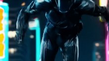 Robocop Leaps Into Action | Epic Neon City Animation #Shorts