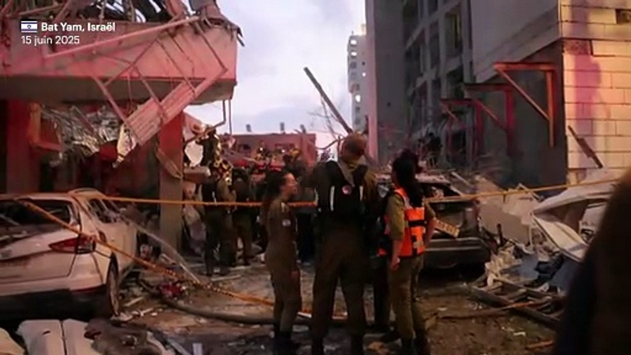 Frappes Israël - Iran : les images des dégâts de la troisième nuit d'échanges de tirs