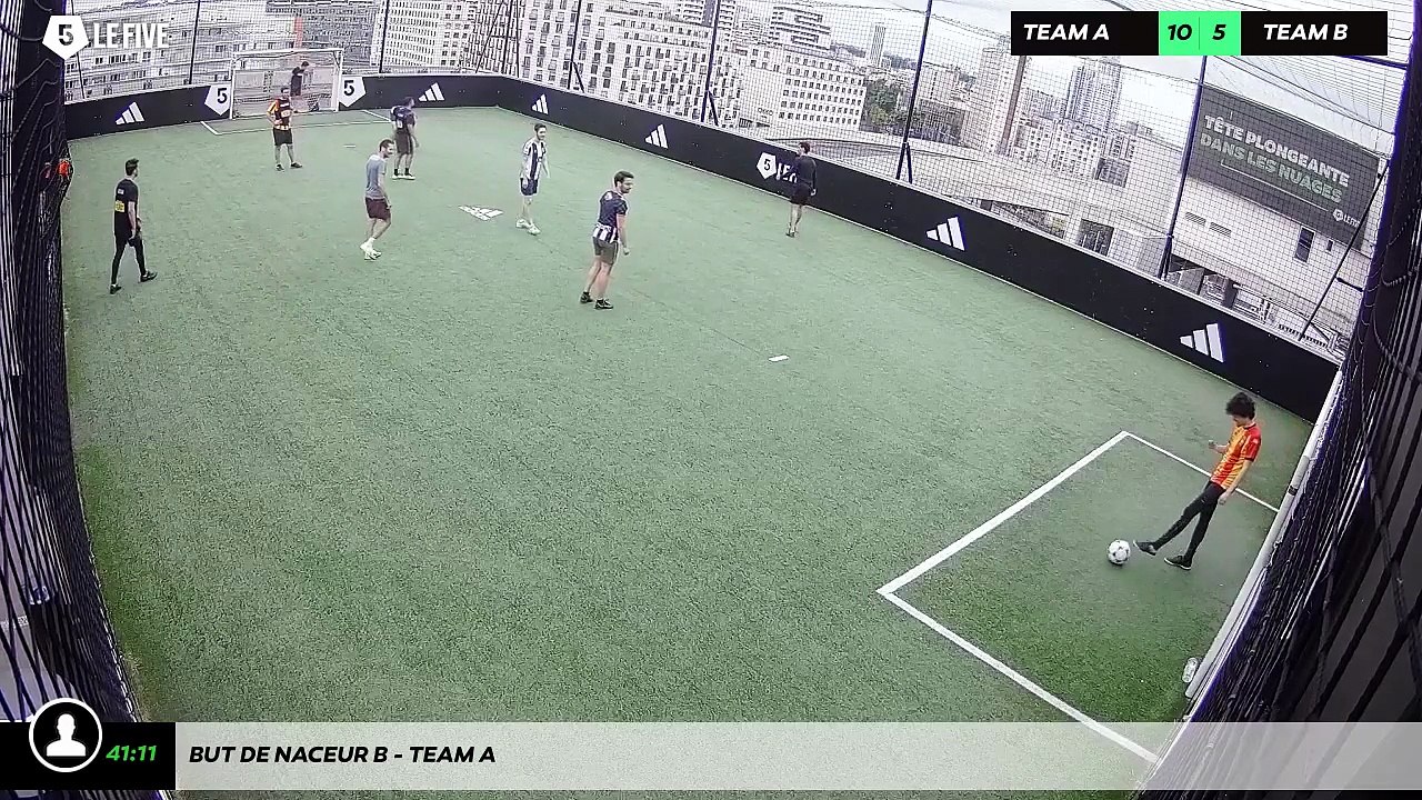 But de Naceur B - Team A