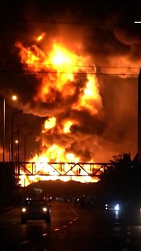 Iran : incendie dans un dépôt de pétrole après une frappe israélienne