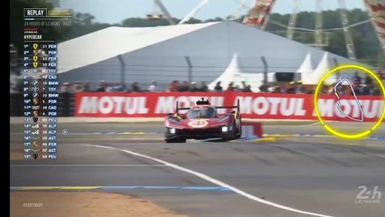 24H Mans 2025 Race Pier Guidi Spin Entry Pit