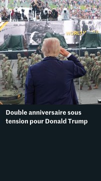 Un double anniversaire sous tension pour Donald Trump