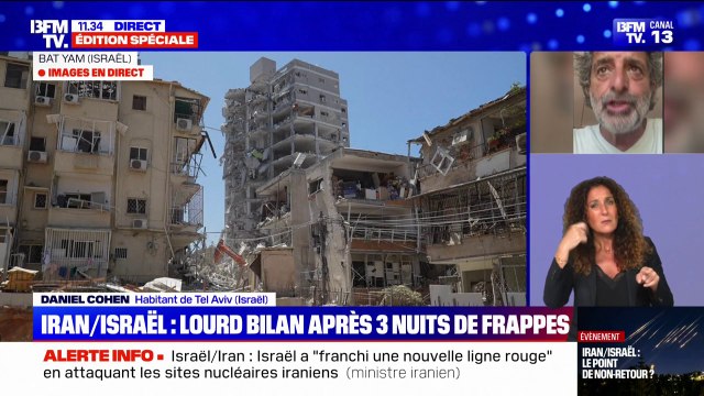 Conflit entre Israël et l'Iran: La société israélienne est complètement unie , estime Daniel Cohen (habitant de Tel-Aviv)