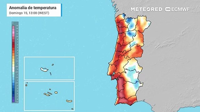 Portugal vai registar fortes anomalias de temperatura nos próximos dias, devido à ação de vários anticiclones