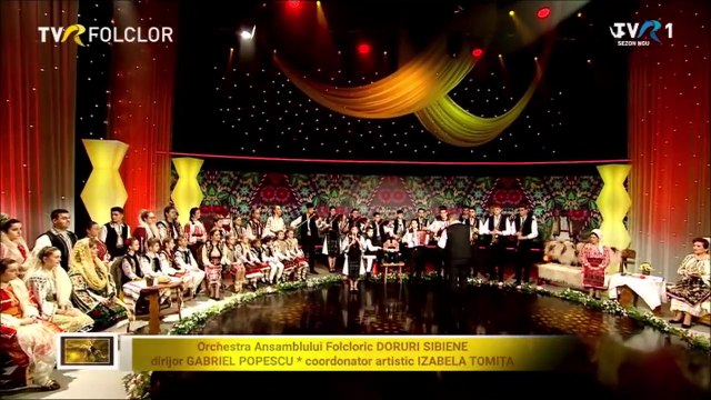 Orch. Ans. folcloric „Doruri sibiene” si Anastasia Popescu - Tezaur folcloric - TVR 1 - 01.06.2025