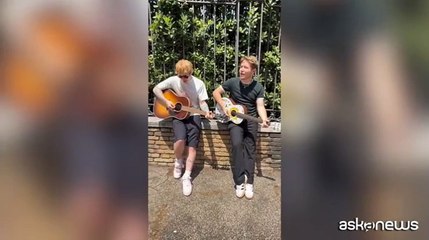 Alfa realizza il suo sogno: suona a sorpresa con Ed Sheeran a Roma