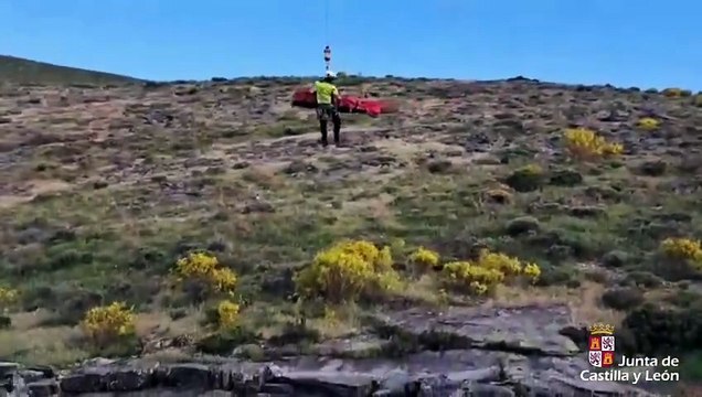 Rescatado un escalador tras sufrir una caída en la Garganta de Valdeascas, en la Sierra de Gredos en Ávila