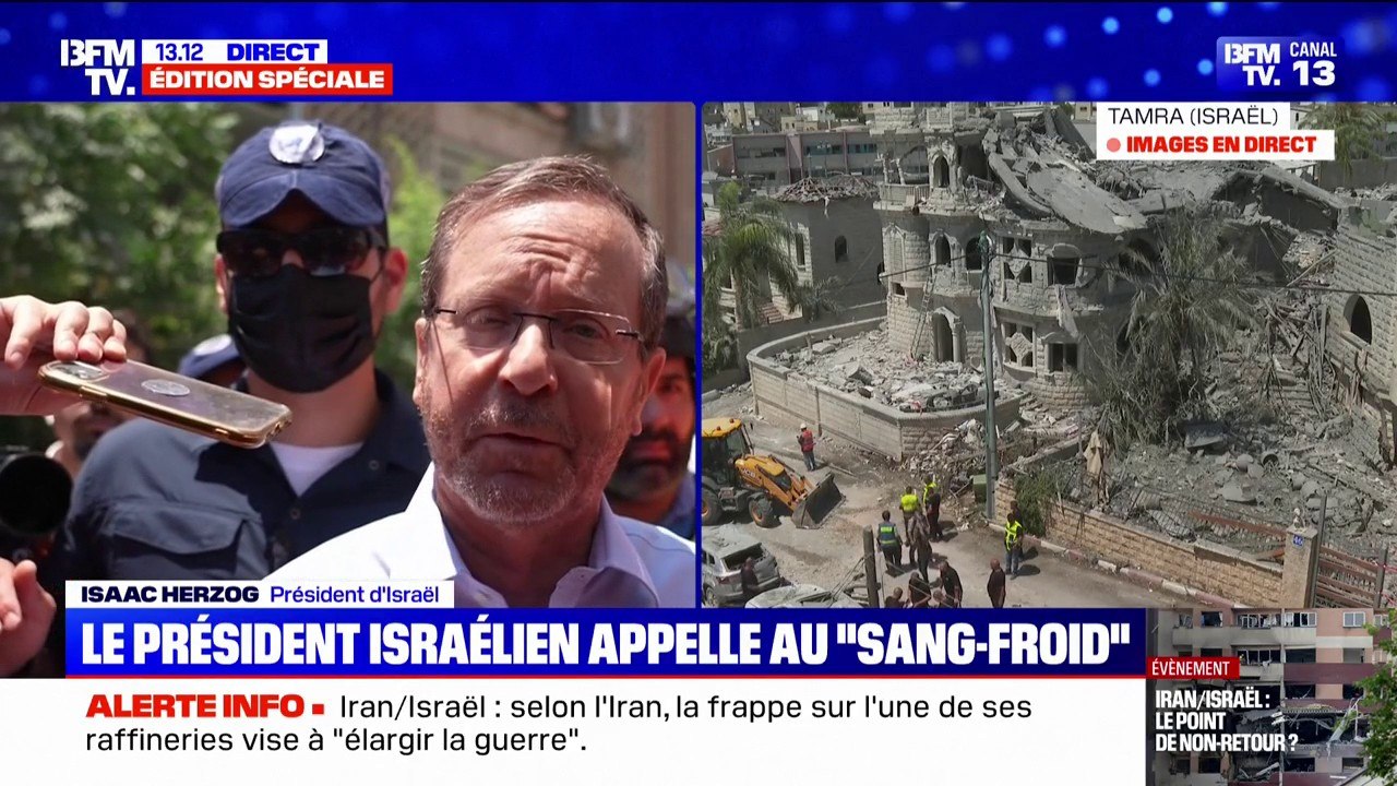 "Si vous voulez qu'il y ait la paix, il faut éliminer les capacités nucléaires de l'Iran": l'appel d'Isaac Herzog, président d'Israël, à la communauté internationale