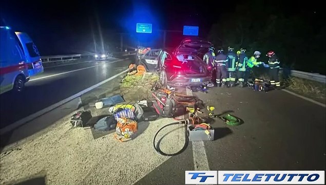 Video News - Darfo, auto fuori strada: un ferito grave