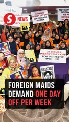 Rights groups want a mandatory day off for foreign domestic workers