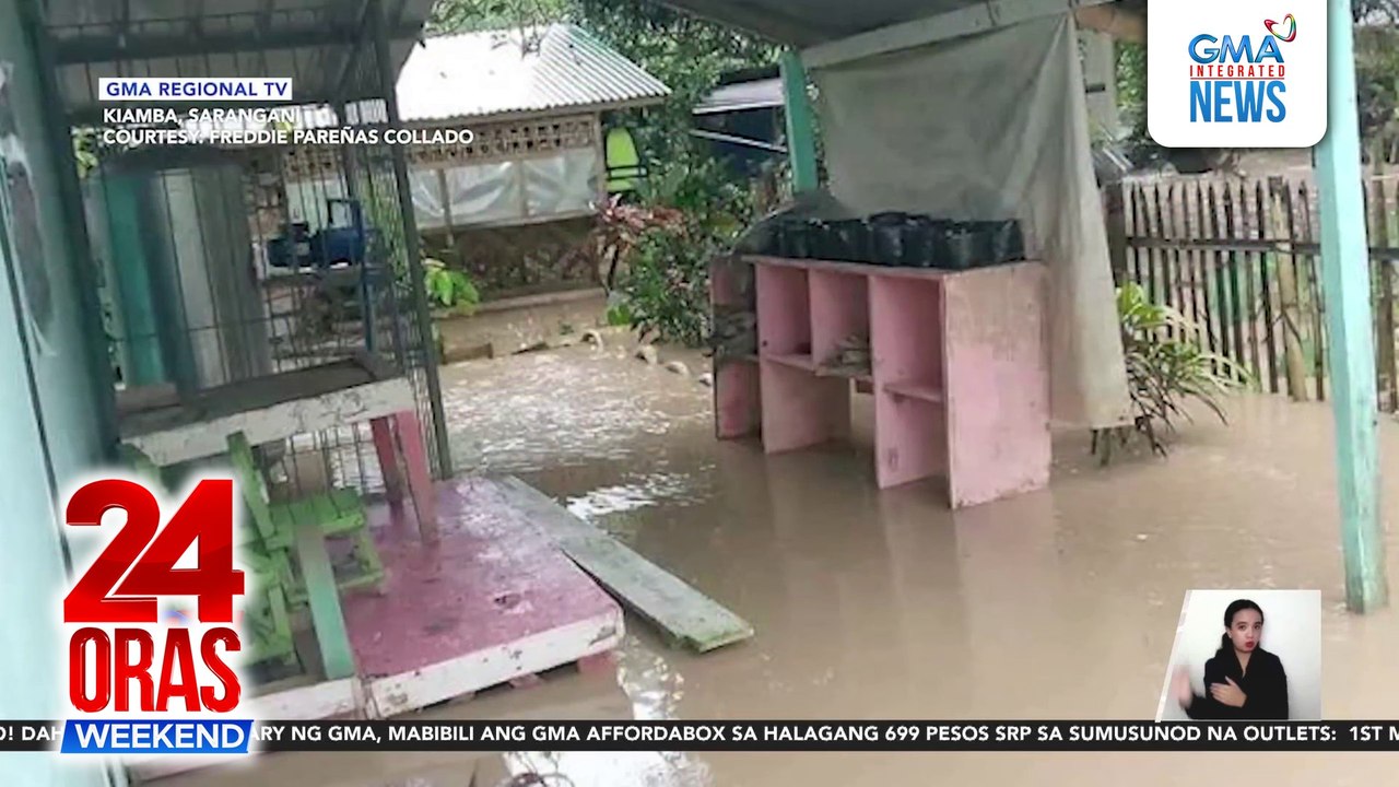 Ilang lugar sa Mindanao, binaha dahil sa malakas na ulan | 24 Oras Weekend