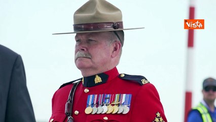 La premier Giorgia Meloni atterra a Calgary per partecipare al G7 in Canada