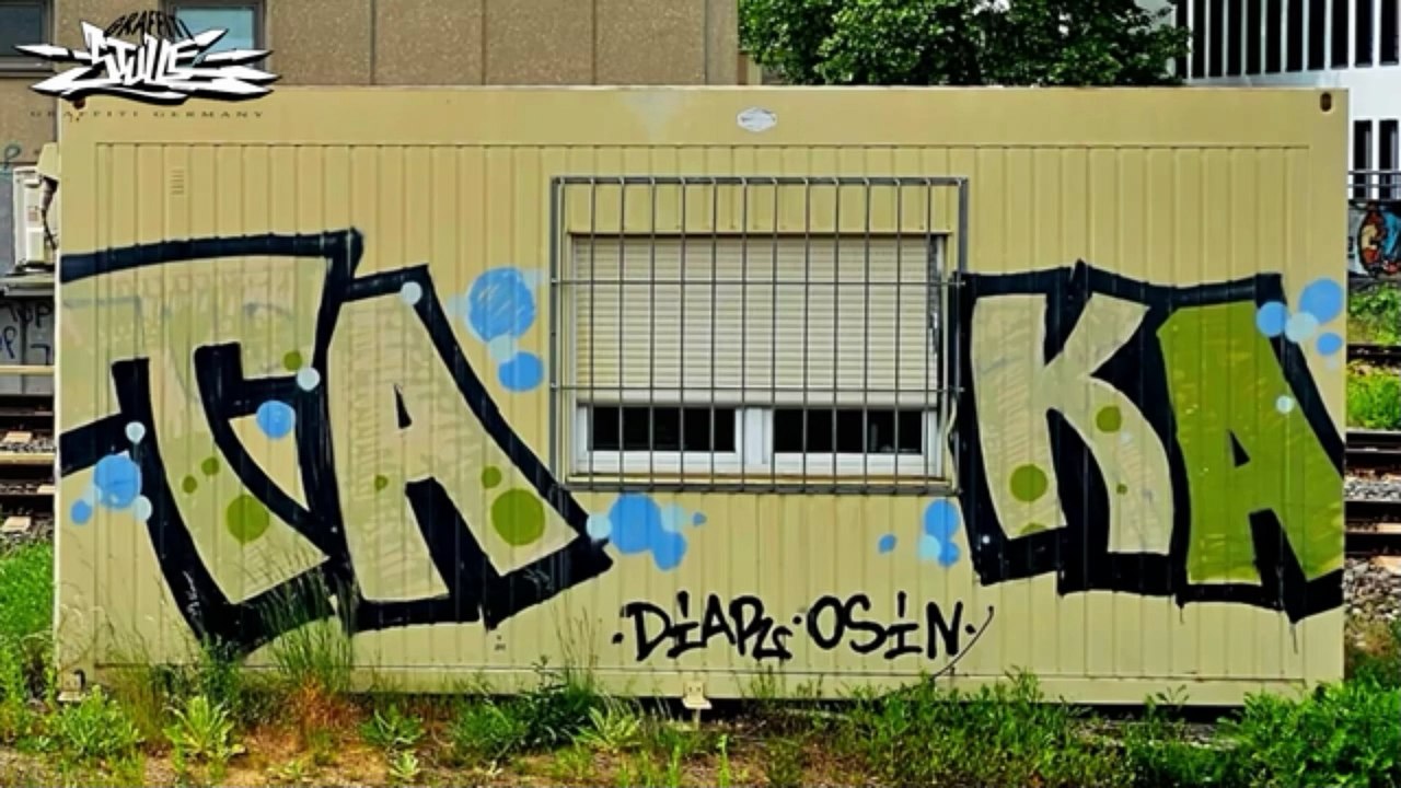 Graffiti Line // FRANKFURT AM MAIN Bhf. Frankfurt Süd (((Legendär Graffiti 2025 Video )