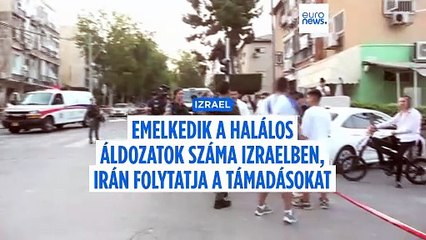 Irán továbbra is izraeli lakóövezeteket, Izrael teheráni katonai és atomlétesítményeket támad