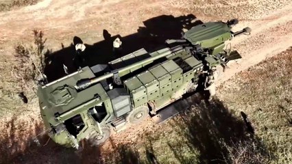 CAESAR 8x8: 155 मिमी की स्वचालित तोपखाना प्रणाली की नई पीढ़ी कार्रवाई में