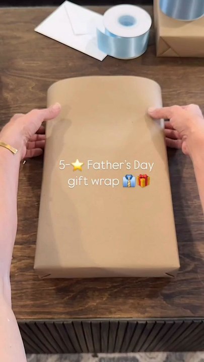 Father's Day Gift Wrap via: @shellychicboutiqueCelebrate Dad with a heartfelt touch! This Father's Day gift wrap features a simple yet stylish design, perfect for making his present feel extra special. Ideal for personalized gifts with love.