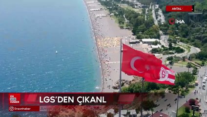 Antalya'da termometreler 35 dereceyi gösterdi