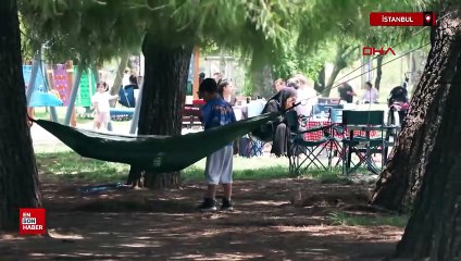 İstanbul'da pazar günü sıcak havayı fırsat bilenler Maltepe Sahili'ne akın etti