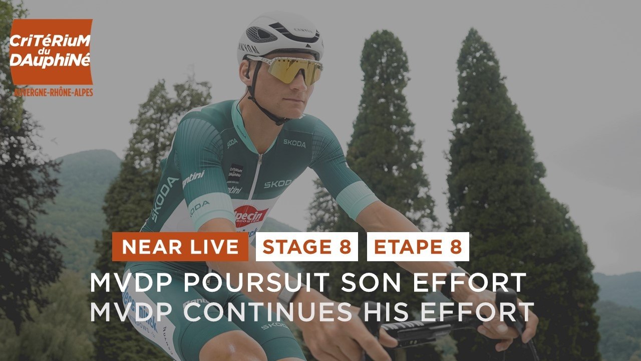 Van der Poel continues his effort solo - Stage 8 - Critérium du Dauphiné 2025