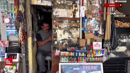 Hatay'da 2 metrekarelik dükkanda 3 evladını okutup meslek sahibi yaptı