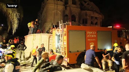 Cidade de Tamra, no norte de Israel, após ataque iraniano