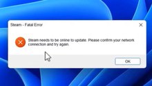Solved - Steam needs to be online to update please confirm your network