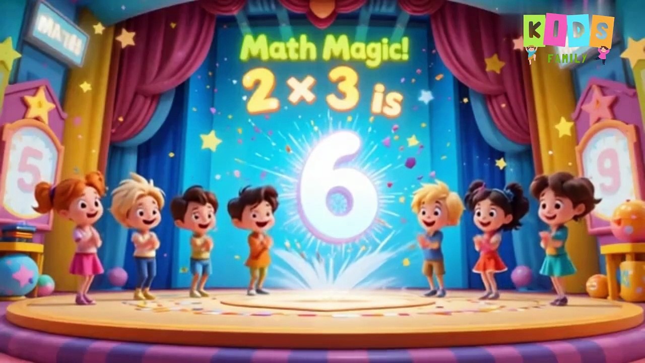 Learn Table of 2 with Fun Animation | 2 Times Table Song for Kids #table #learning #education