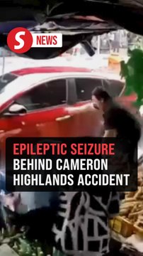 Driver suffers seizure, hits pedestrians in Cameron Highlands