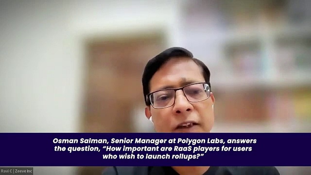 How Importatn Are RaaS Players for Users Who Wish to Launch Rollups? Osman Sarman - Part 4