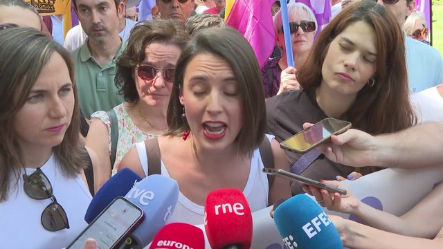 Irene Montero carga con dureza contra Pedro Sánchez a cuenta de la corrupción