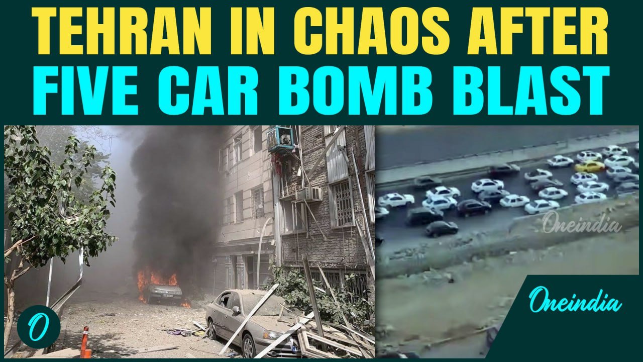 Israel New War Game? Tehran Rocked By 5 Car Bomb Blasts | Cars STANDSTILL on Highway As People Run