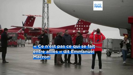 Au Groenland, Macron critique la volonté de Trump d'annexer l'île