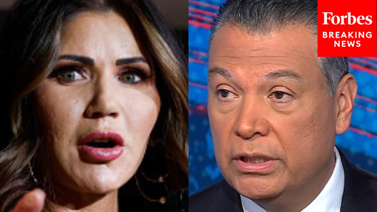 JUST IN: Alex Padilla Recounts His Removal From DHS Sec. Noem's Press Briefing By Law Enforcement